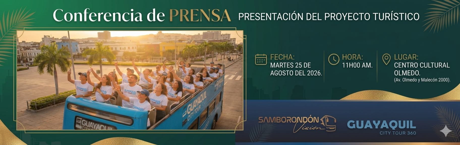 Conferencia de Prensa BUS TURISTICOS 2 PISOS Dukers 1
