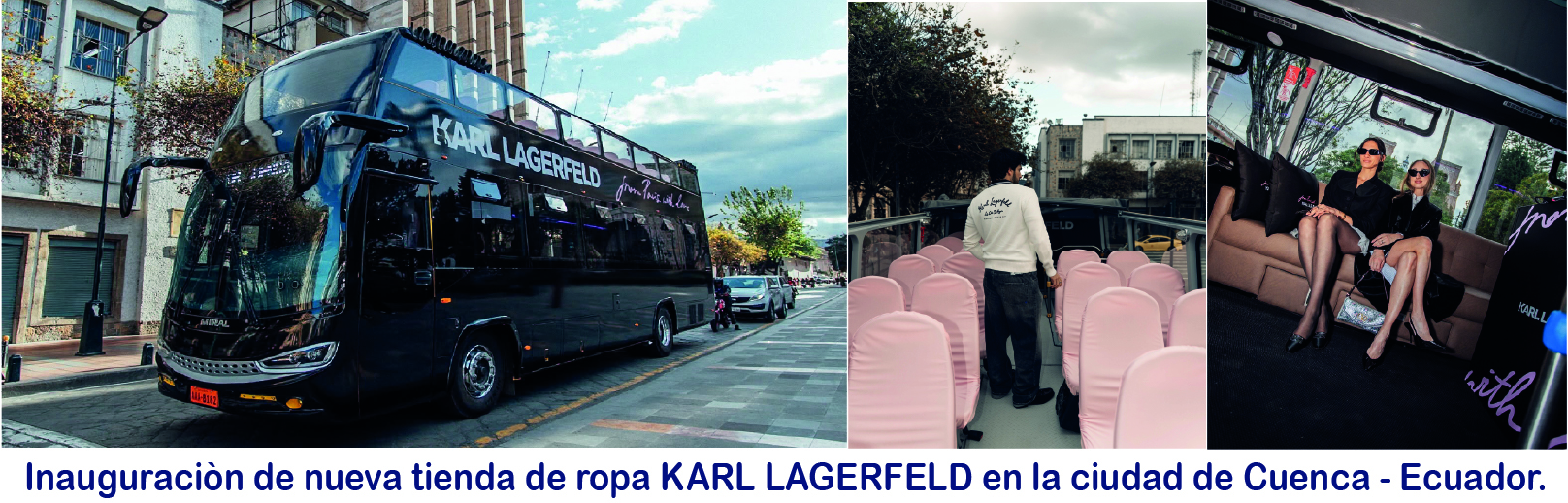 Karl Lagerfeld Cuenca Bus 2 pisos DUKERS Group.